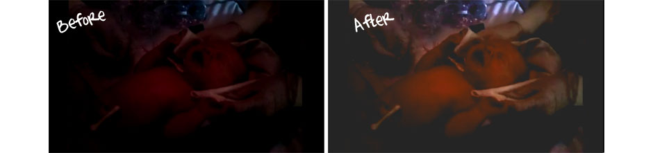 how to edit video lighten fix dark images