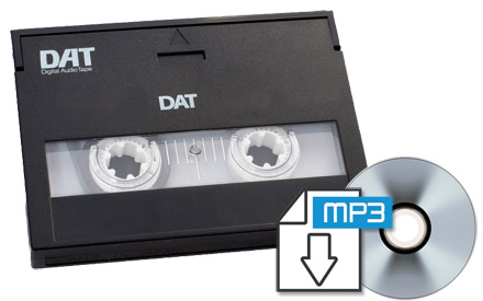 DAT Tape transfer Service | DAT Tape to CD